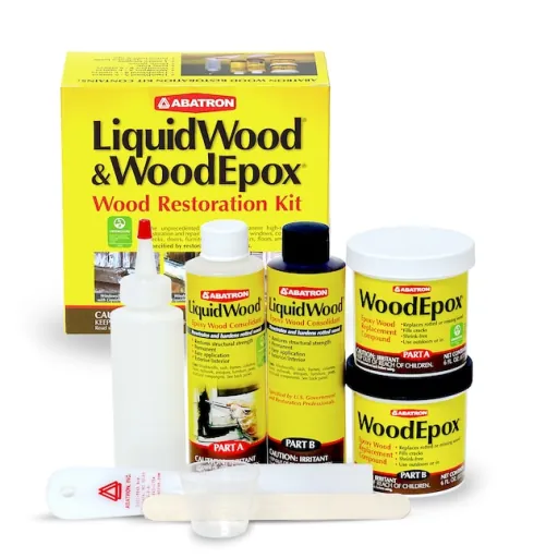 Abatron LiquidWood & WoodEpox Wood Restoration Kit (WRK6OR, 24 oz)