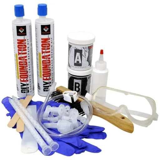 RadonSeal Concrete Foundation Crack DIY Repair Kit (10-ft)